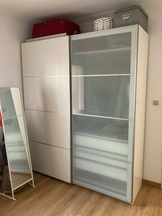 Armario PAX Ikea 2 módulos blanco
