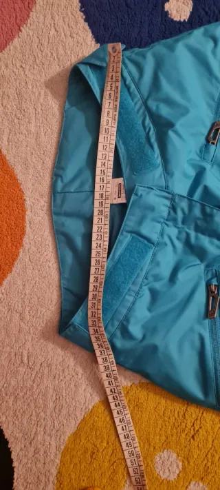 Pantaloni neve Decathlon donna TG.S verde acqua