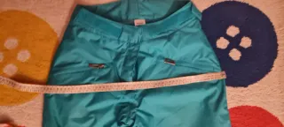 Pantaloni neve Decathlon donna TG.S verde acqua