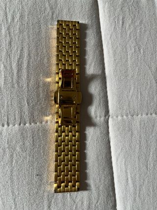 Correa de reloj dorada para mujer de 18mm ancho