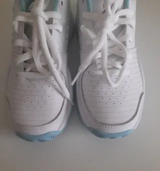 Zapatillas K-Swiss Blancas y Azules talla 36