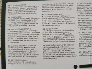 Set de dibujo AVEC Colouring Art Set 23 piezas