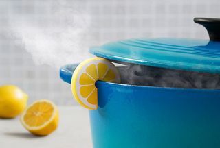 Solleva coperchio in silicone giallo Ototo Slice