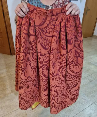 Conjunto traje de niña huertana 8/10 años y chal.