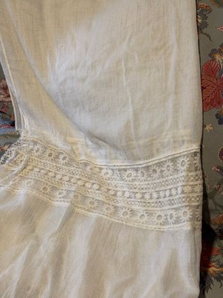 Pañuelo blanco con encaje