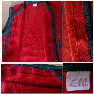 Gilet bimba in stile bavarese, vintage