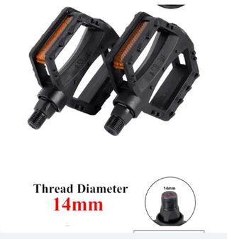 Pedali bici bambino ragazza donna nuovi a piattaforma