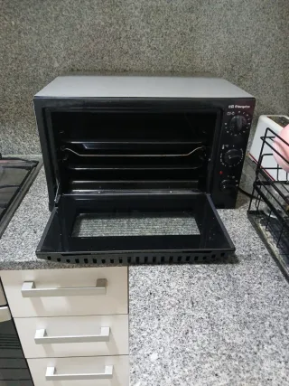 Horno Eléctrico Sobremesa Negro