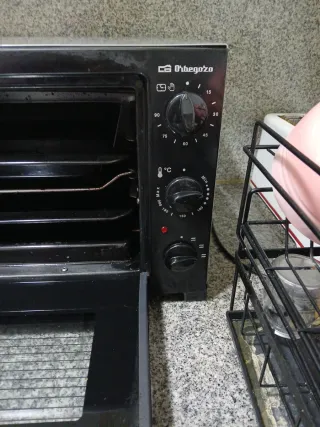 Horno Eléctrico Sobremesa Negro
