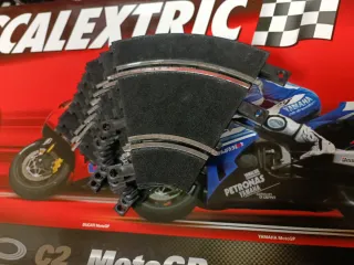 10 Curvas Scalextric 1/32