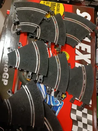 10 Curvas Scalextric 1/32
