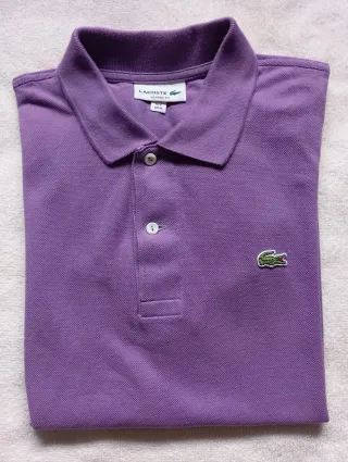 Polo Lacoste Morado Talla M Nuevo Original