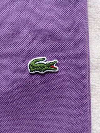 Polo Lacoste Morado Talla M Nuevo Original