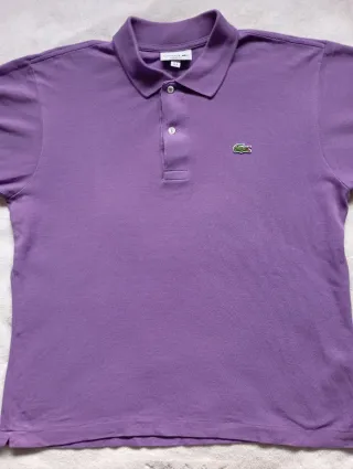 Polo Lacoste Morado Talla M Nuevo Original