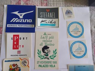 13 adesivi Torino 2006, Mizuno, Stefanel, Disney