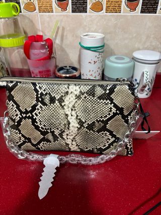 Bolso HOFF estampado serpiente