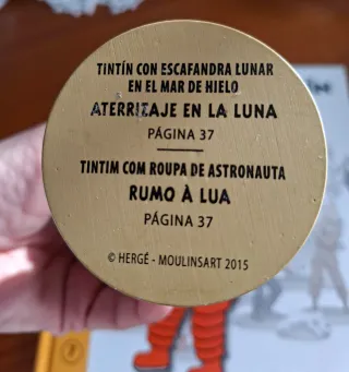 Figura Tintín Astronauta + libro
