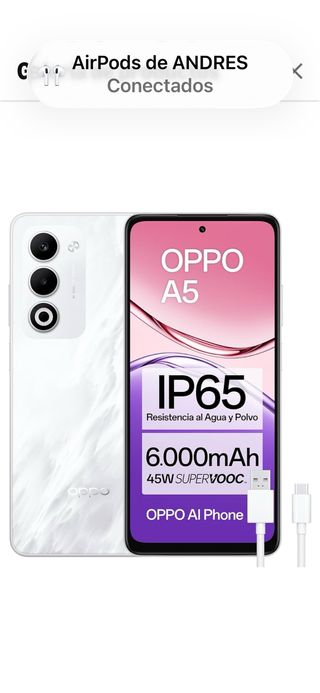 Oppo A5 5G Bianco 128GB Nuovo
