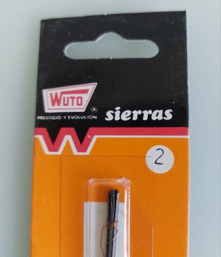 SIERRA DE MARQUETERÍA Wuto + 12 HOJAS | A ESTRENAR
