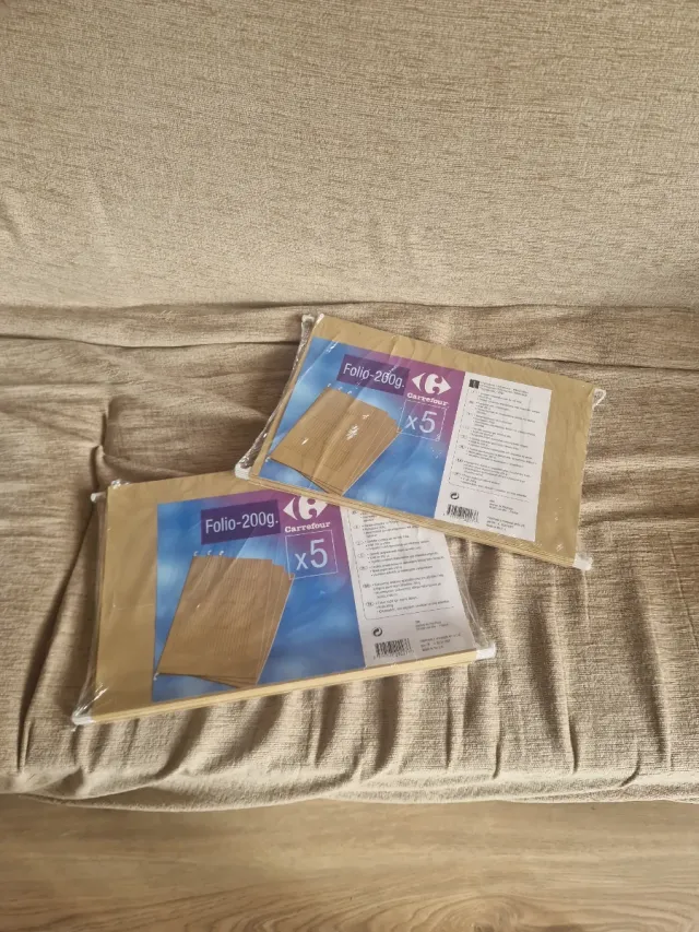 10 Carpetas colgantes Carrefour 200g