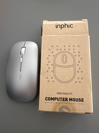 Ratón inalámbrico Inphic Plata