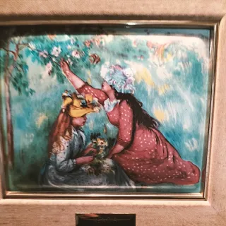 4 REPRODUCCIONES DE RENOIR - PICASSO - DEGAS -