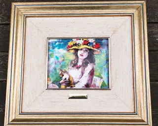 4 REPRODUCCIONES DE RENOIR - PICASSO - DEGAS -