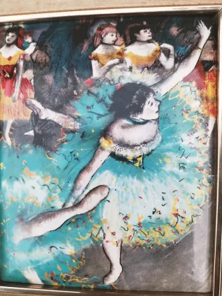 4 REPRODUCCIONES DE RENOIR - PICASSO - DEGAS -