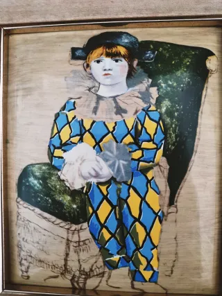 4 REPRODUCCIONES DE RENOIR - PICASSO - DEGAS -