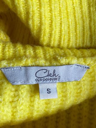 Jersey suave Clockhouse talla S amarillo