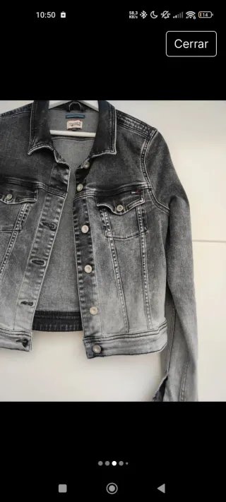 Chaqueta vaquera Tommy Hilfiger degradada