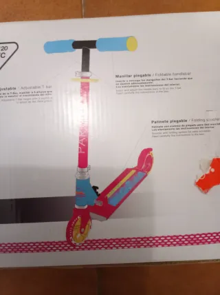 Patinete infantil plegable nuevo