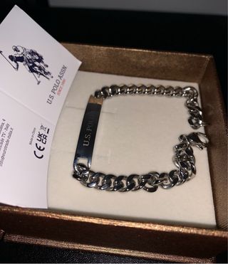 Pulsera U.S. Polo Assn. Plata