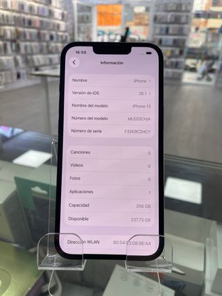 iPhone 13 256GB Negro