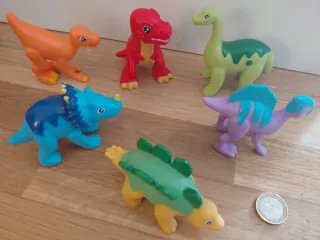 Set 6 Figuras Dinosaurios Juguete
