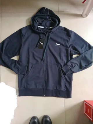 Felpa Emporio Jeans Uomo Blu Tg 2XL