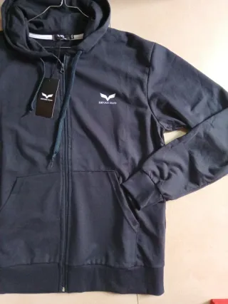 Felpa Emporio Jeans Uomo Blu Tg 2XL
