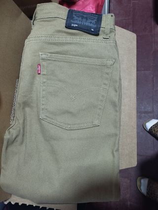Pantalón Levi's 510 Talla 16A Verde Oliva