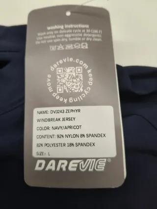Chaqueta ciclista Darevie manga larga Talla L