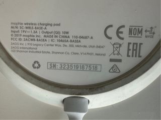 Cargador Inalámbrico Mophie