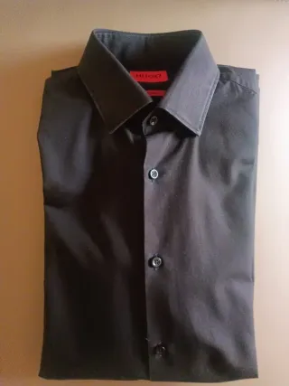 Camisa Negra Hugo Talla 37/38 (XS o S)