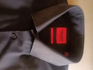 Camisa Negra Hugo Talla 37/38 (XS o S)
