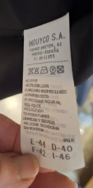 Traje chaqueta pantalón mujer Primavera Cedosce 42