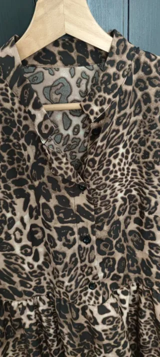 Vestido Leopardo Talla grande