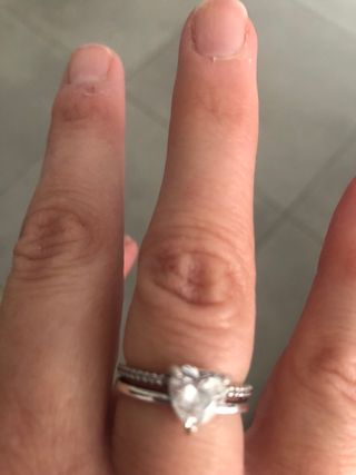 Anillo Pandora Corazón Plata y Circonitas