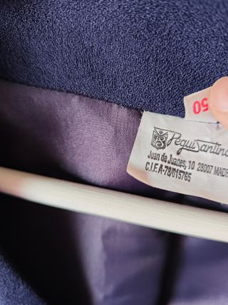 Chaqueta azul oscuro mujer talla L señora elegante