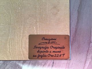 Quadretto serigrafia Nave Scuola Amerigo Vespucci