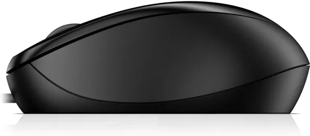 HP 1000 - Mouse con Cavo (1200 DPI, 2 Tasti e Scroll Wheel, 1,5 m di Cavo, USB, Windows), Nero