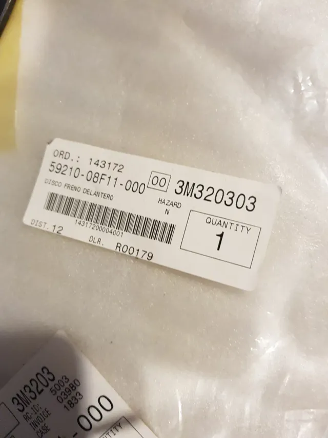 Disco freno Original Suzuki SV GSX 750f GSX750 650