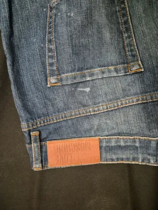 Jeans Moschino Love Vintage Uomo Blu